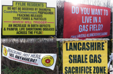 anti-fracking poster