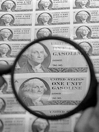 Gasoline ration cards