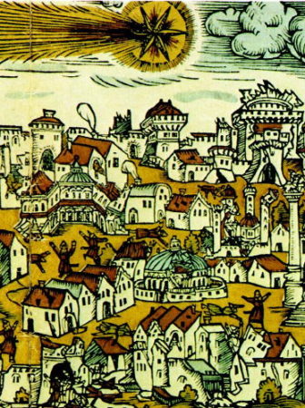 Istanbul comet and earthquake