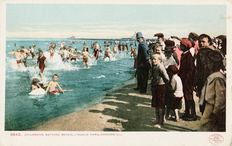 children's bathing beach