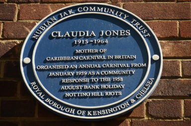 Claudia Jones plaque