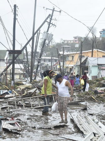 Hurrican Maria damage