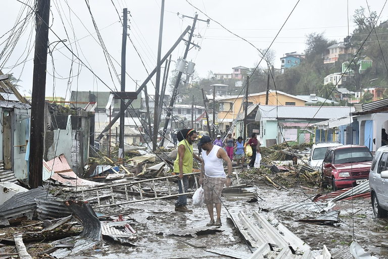 Hurrican Maria damage