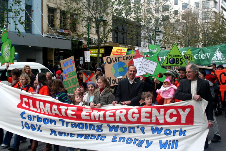 climate emergency declaration demo