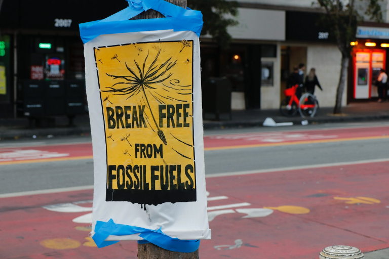 get off fossil fuels