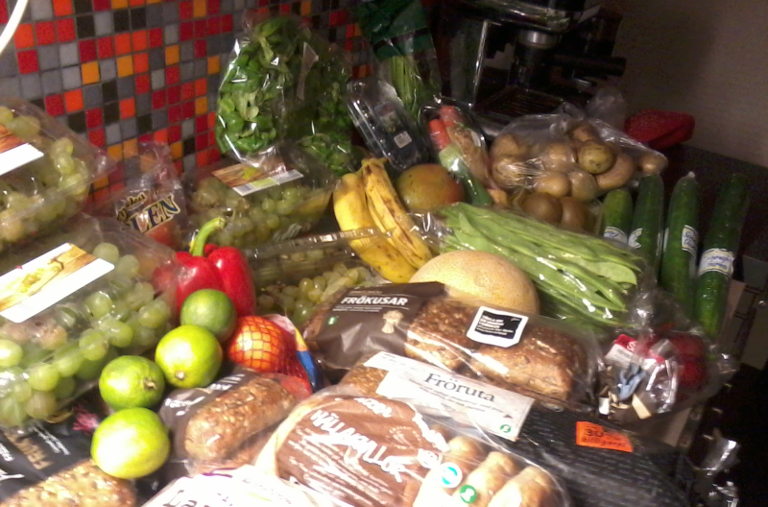 food from dumpster diving