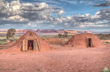 Navajo hogans