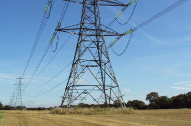 National Grid power lines