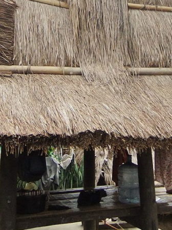 Traditional Indonesian rice barn