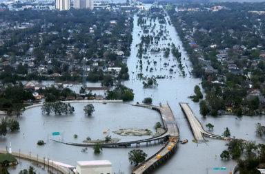 Flooding after Hurricane Katrina