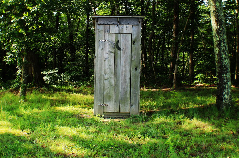outdoor toilet