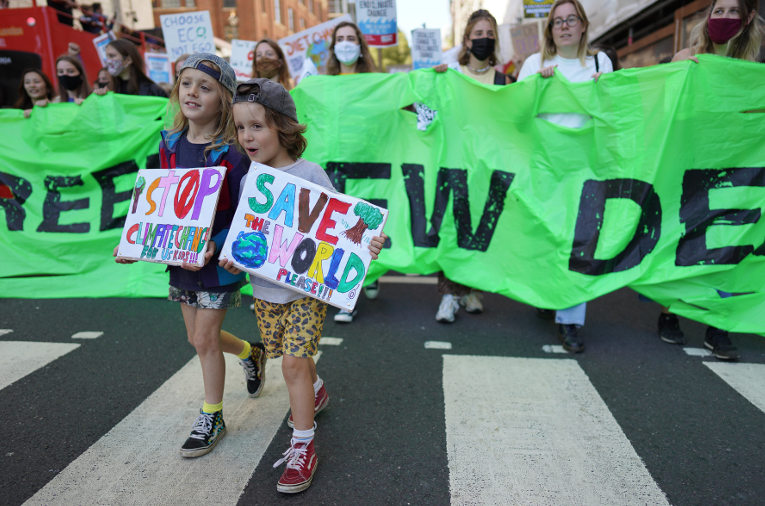 child climate protest