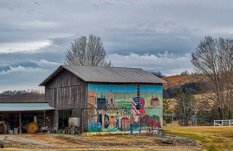 painted barn