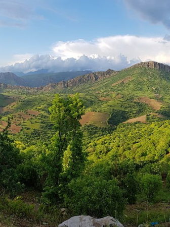 Kurdish area countryside