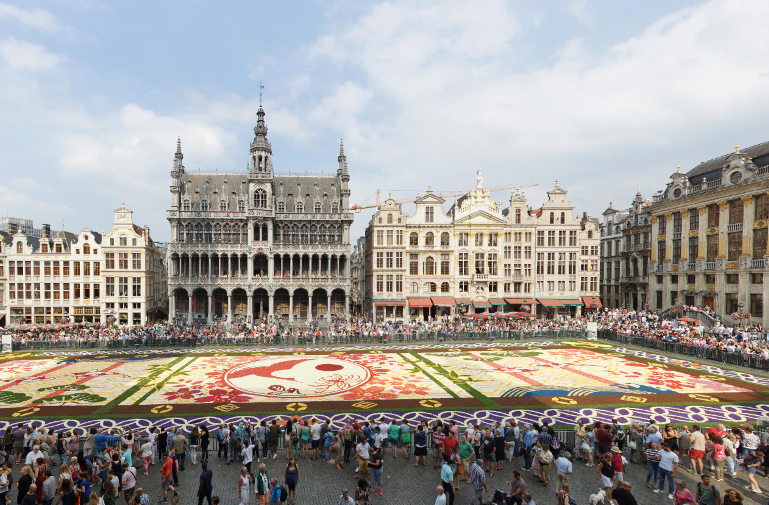 The Grand Place in Brusselss
