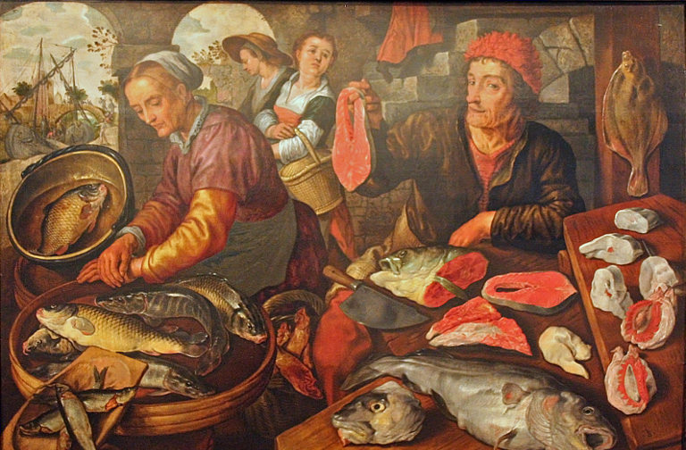 cod in 16th century Dutch painting