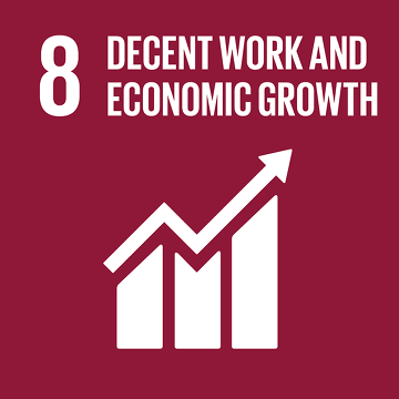 Sustainable Development Goal #8, as defined by United Nations.