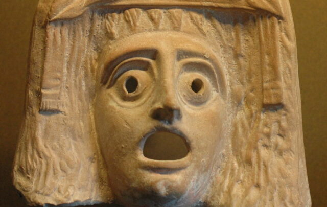 Greek dramatic mask