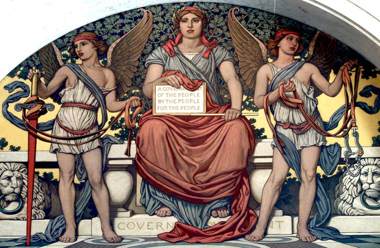 Government by the people mural