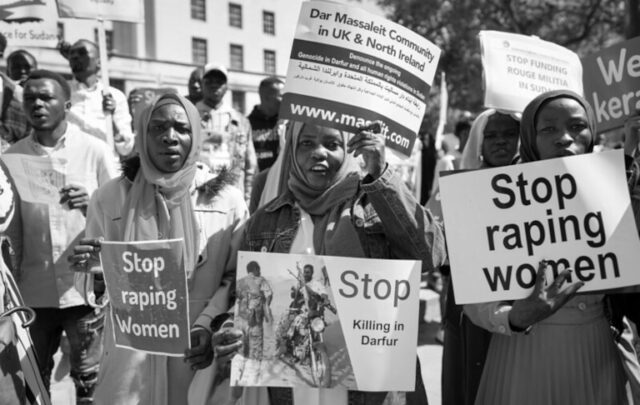 Sudanese women protest