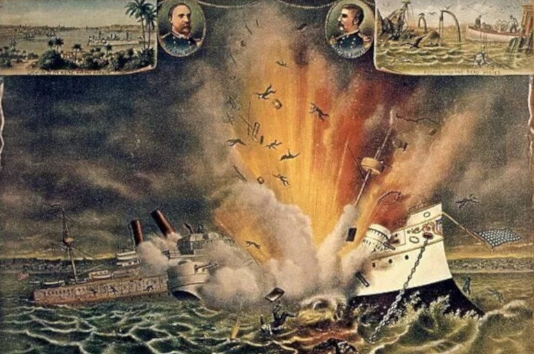 Explosion of the battleship Maine