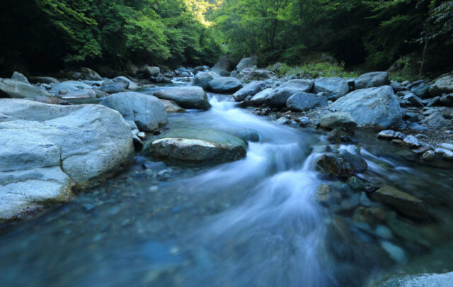 free flowing river