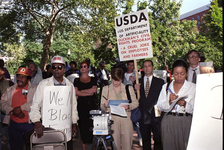 Black farmer protest 1997