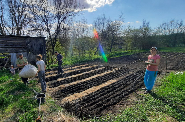 Gardening in Ukraine