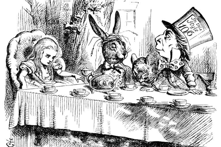 The Mad Hatter's party