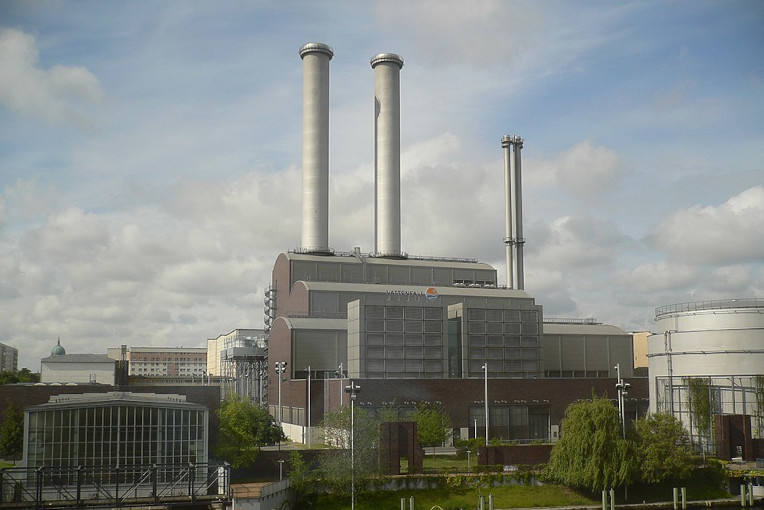 Gas power plant in Berlin