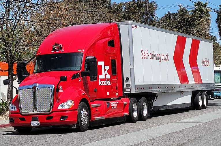 Kodiak Robotics self-driving truck (2023).