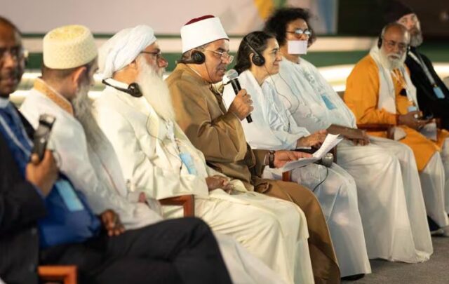 Global Faith leaders convene in Abu Dhabi for COP28 summit.