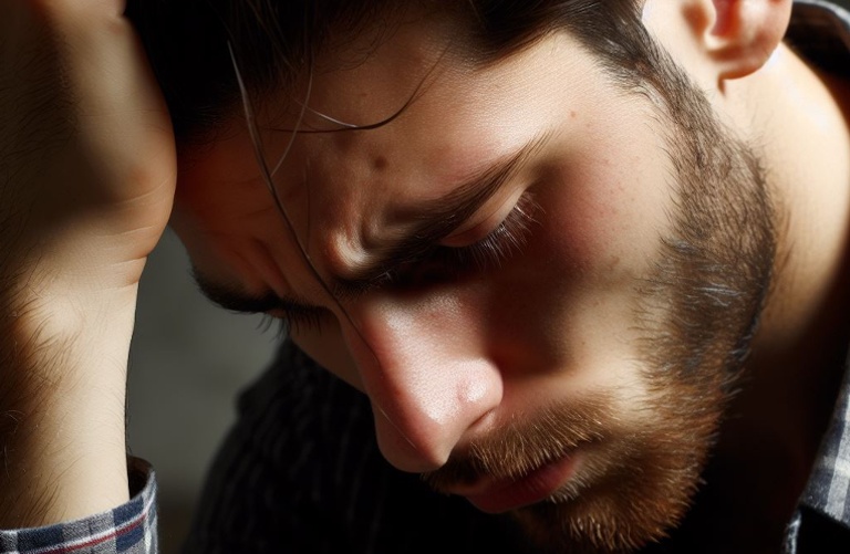 AI-generated stranger ]by Tom Murphy; “I’m not so young/attractive”. (Used on Resilience by permission.)