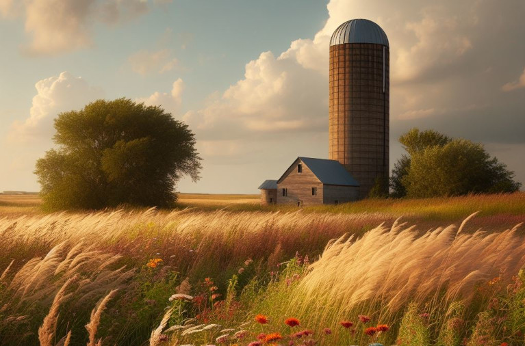 Prairie silo