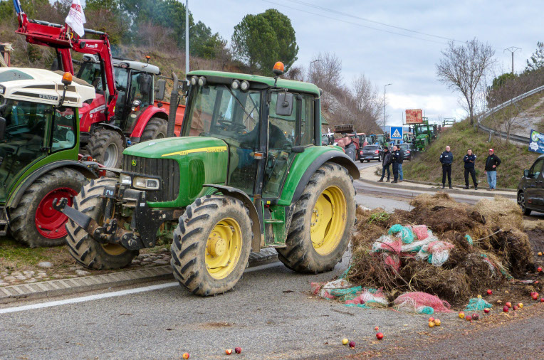 European farmer protests