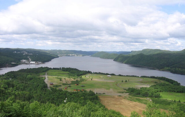 Overview of Miawpukek First Nation from Conne River in 2009