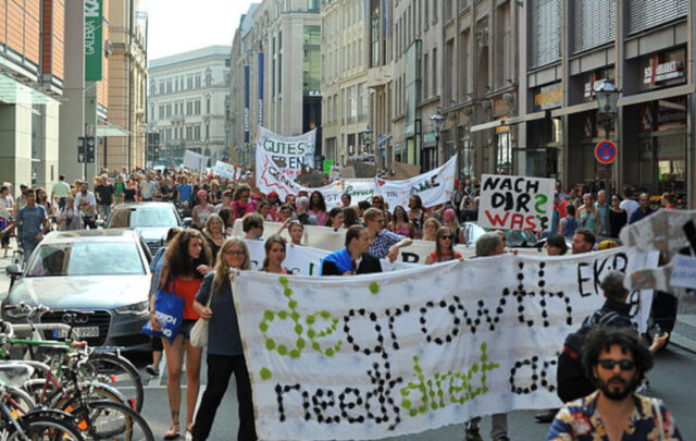degrowth march