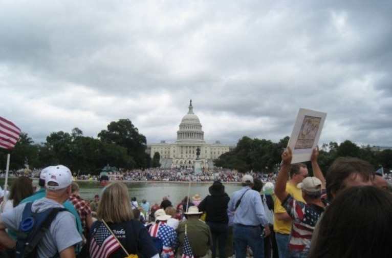 Tea party protest 2009