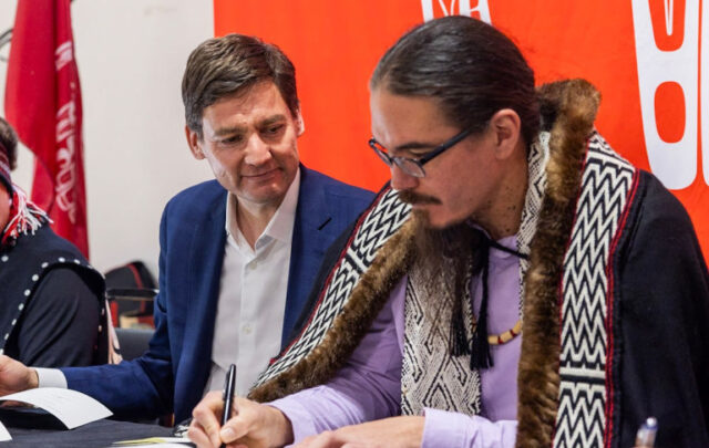Haida land back agreement signing