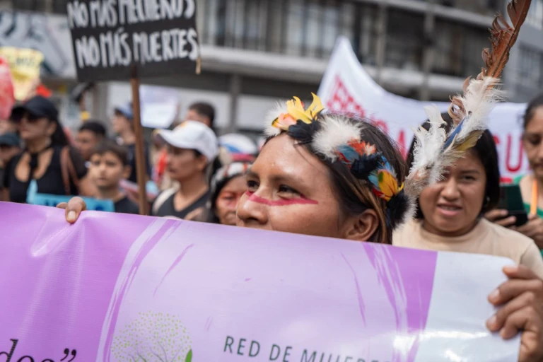 Anti-extractivist demo in Quito
