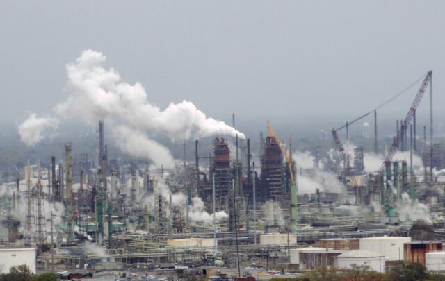 Exxon Mobil Refinery in Baton Rouge, Lousiana.