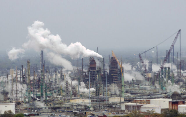 Exxon Mobil Refinery in Baton Rouge, Lousiana.
