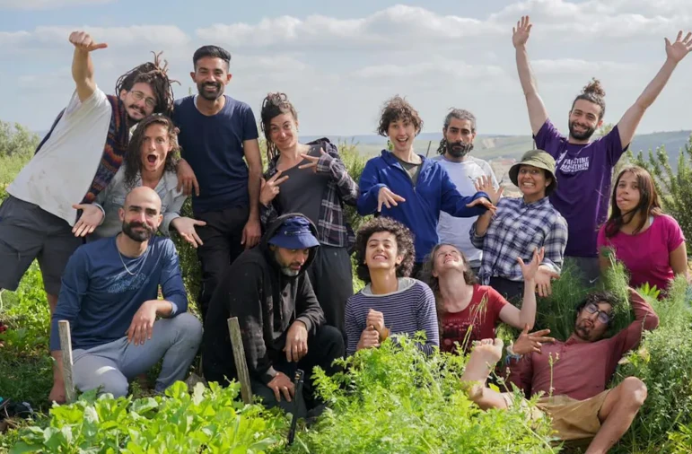 Palestinian CSA volunteers