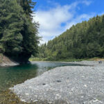 Blue Creek flowing into Klamath River