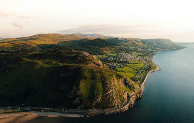 North Wales at sunset