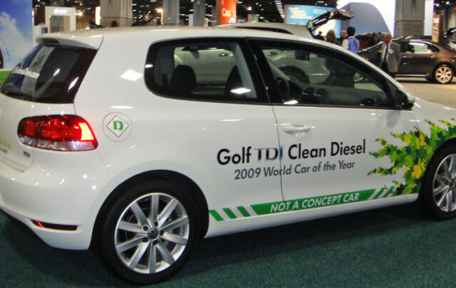 VW clean diesel car