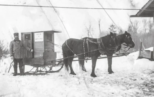 Benzonia County mail carrier