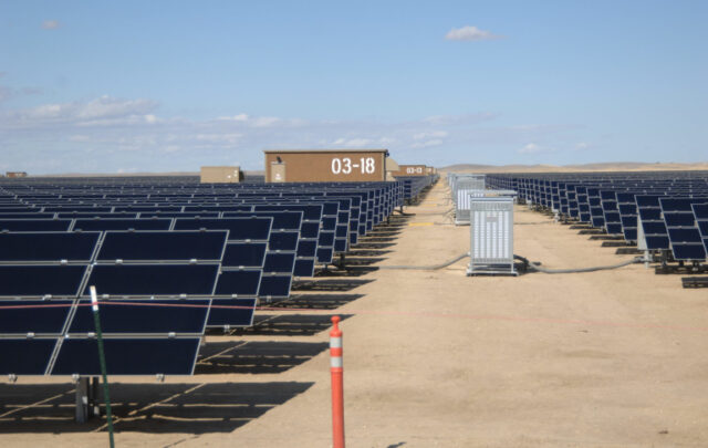 Solar panels at Topaz Solar