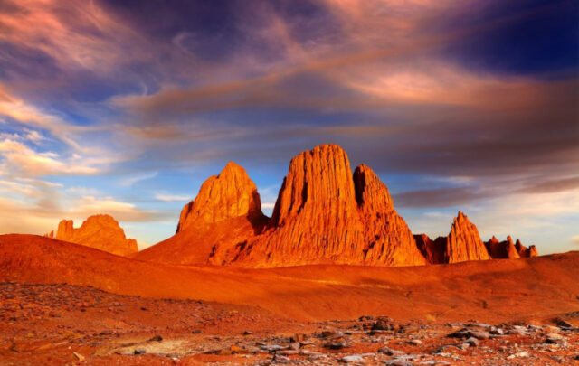 The desert in Algeria