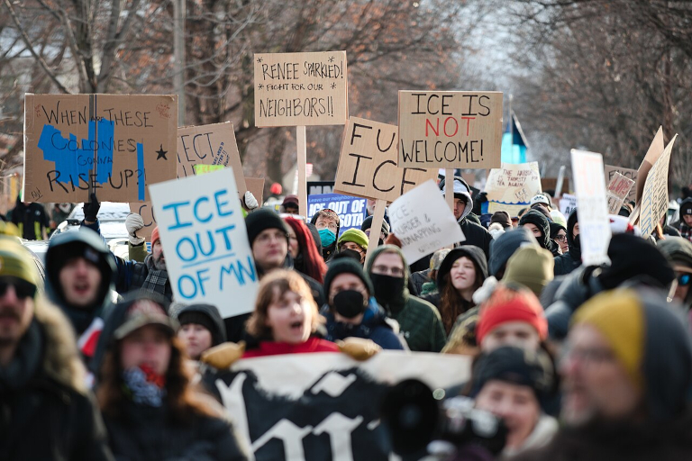 ICE protest in Minnesota